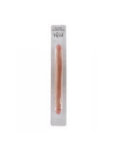 GET REAL - DOPPIO DONG 35 CM PELLE