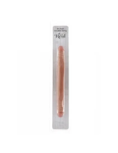 GET REAL - DOPPIO DONG 35 CM PELLE