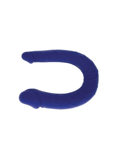 OTTIENI REALE - MINI DOPPIO DONG REALISTICO BLU