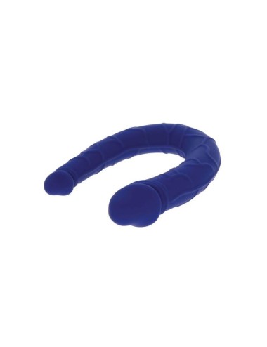 OTTIENI REALE - MINI DOPPIO DONG REALISTICO BLU