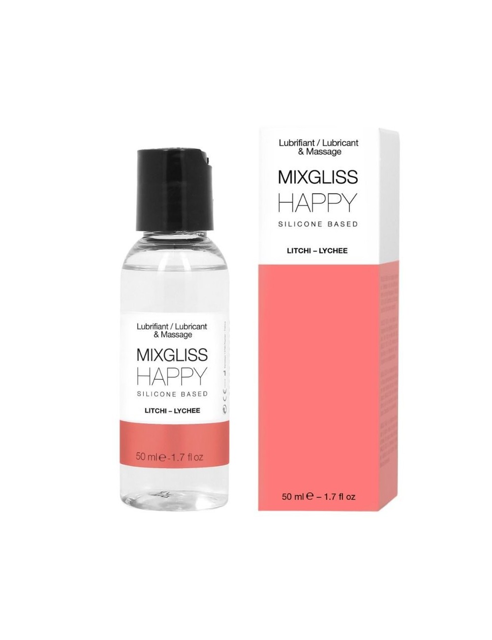MIXGLIS HAPPY SILICONE LUBRIFICANTE LITCHI 50 ML