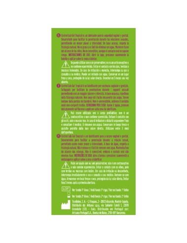 CONTROL LUB GEL LUBRICANTE TROPICAL 75 ML