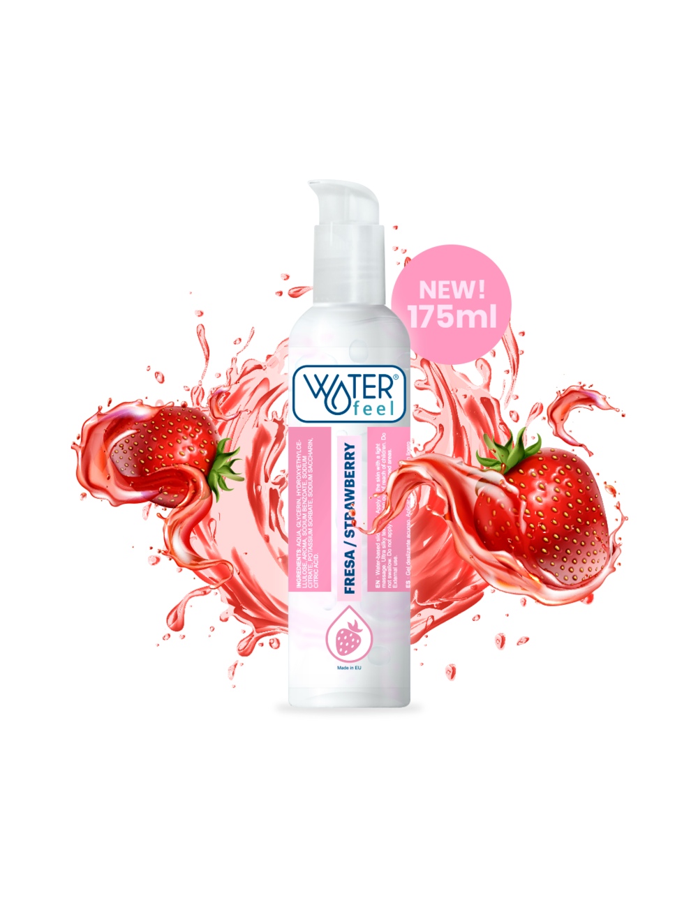 LUBRIFICANTE A BASE ACQUA WATERFEEL FRAGOLA 175 ML LUBRIFICANTE A BASE ACQUA WATERFEEL FRAGOLA 175 ML