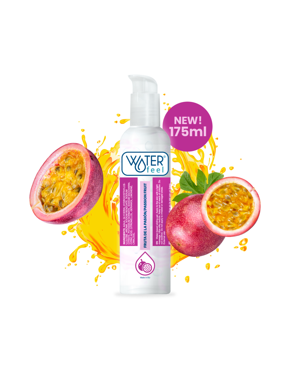 WATERFEEL LUBRIFICANTE A BASE ACQUA FRUTTO DELLA PASSIONE 175 ML WATERFEEL LUBRIFICANTE A BASE ACQUA FRUTTO DELLA PASSIONE 175 ML