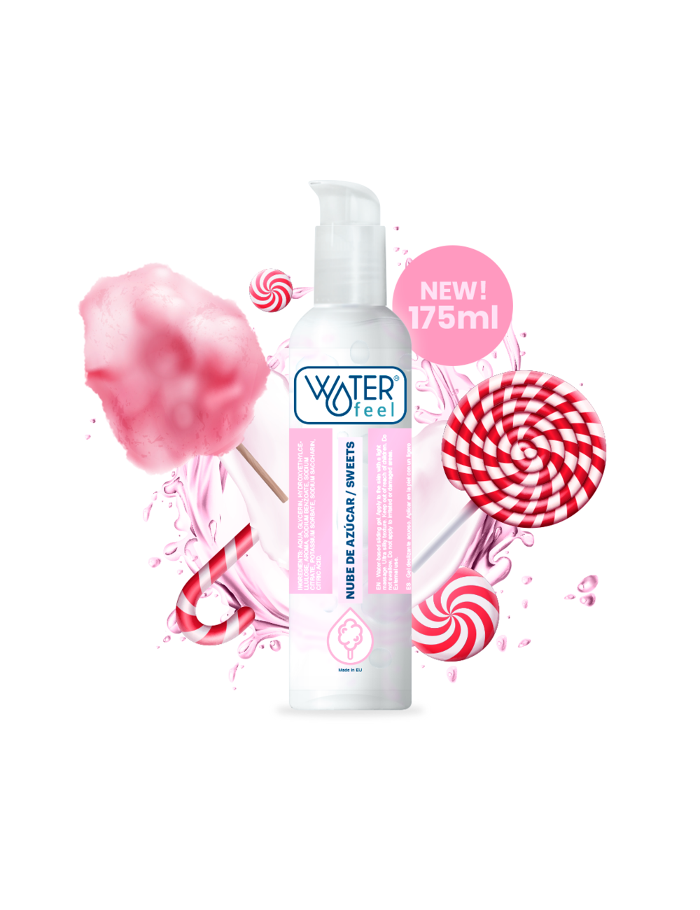 WATERFEEL LUBRIFICANTE A BASE ACQUA DOLCI 175 ML WATERFEEL LUBRIFICANTE A BASE ACQUA DOLCI 175 ML