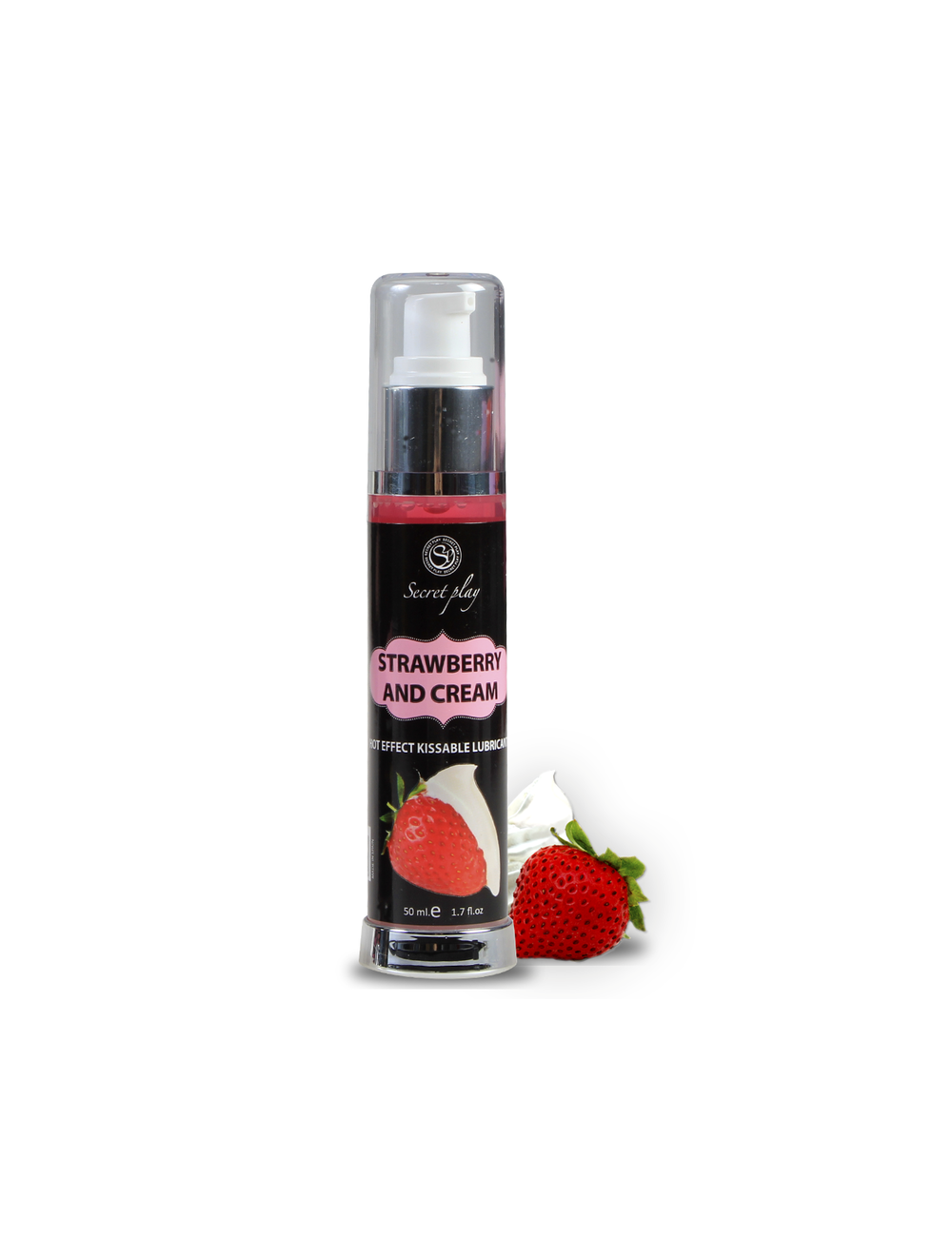 SECRETPLAY LUBRIFICANTE 2-1 EFFETTO CALORE FRAGOLA E CREMA 50ML