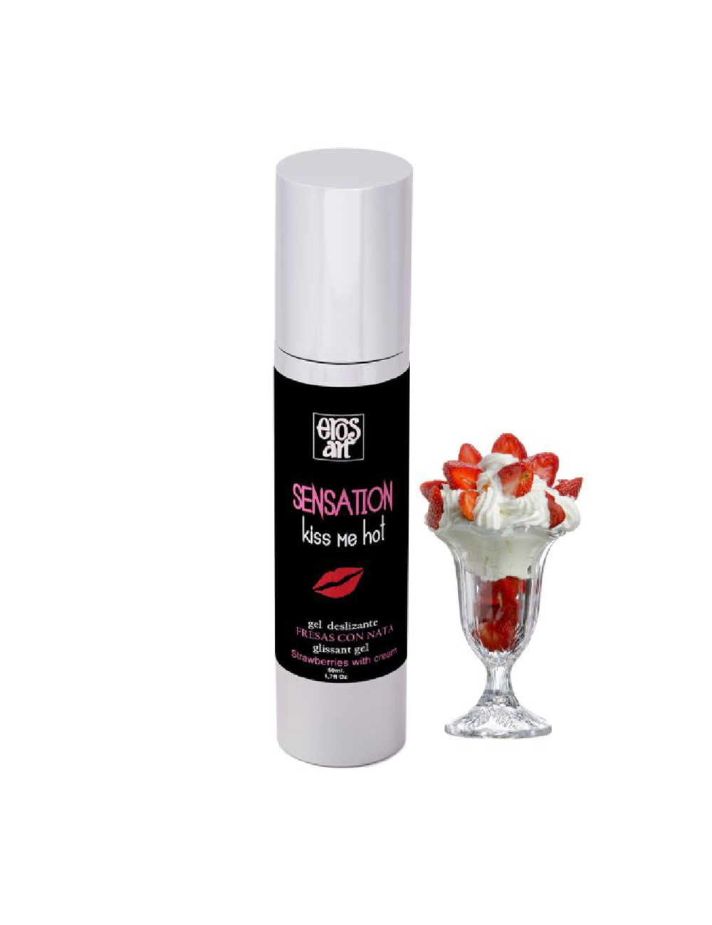 EROS SENSATION LUBRIFICANTE NATURALE FRAGOLE CON CREMA 50ML