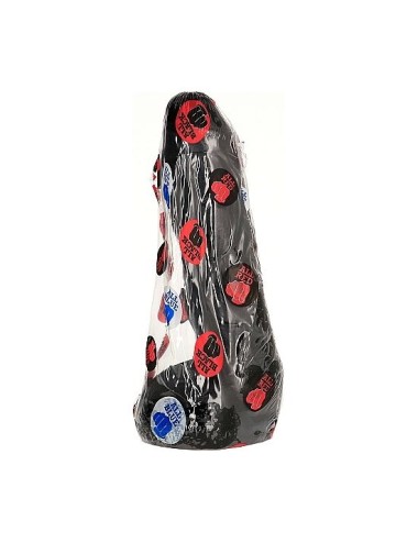 ALL BLACK - PENE ANALE REALISTICO 20 CM