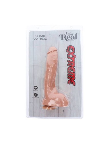 GET REAL - DILDO XXL ESTREMO 28 CM PELLE