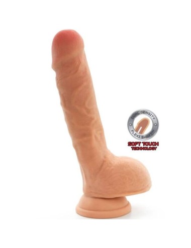GET REAL - DILDO A DOPPIA DENSITÀ PELLE DI 25