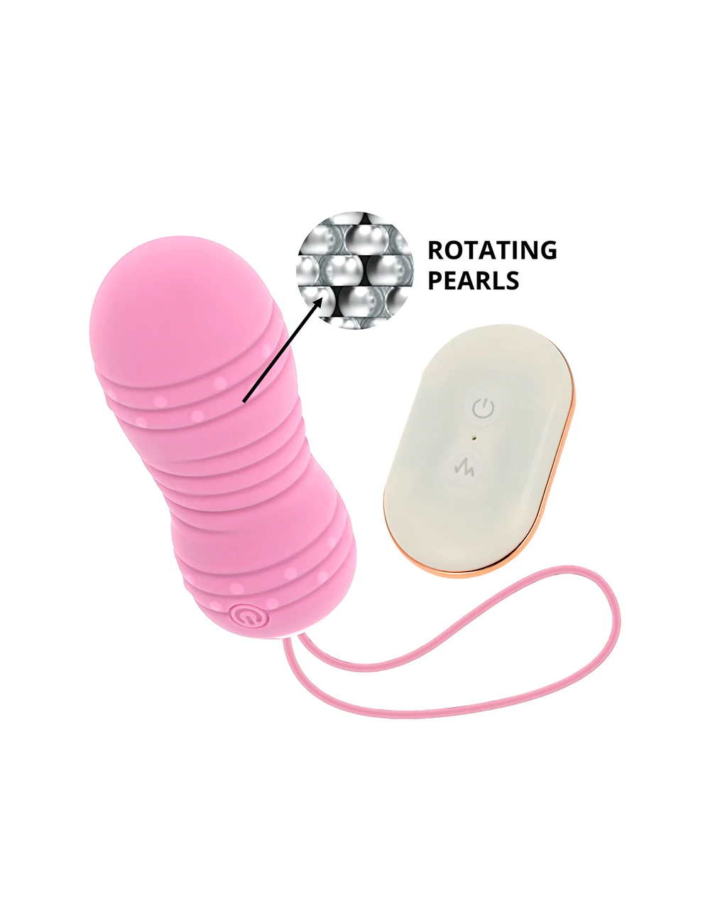OHMAMA TELECOMANDO UOVO ROTANTE 7 MODELLI - ROSA OHMAMA TELECOMANDO UOVO ROTANTE 7 MODELLI - ROSA