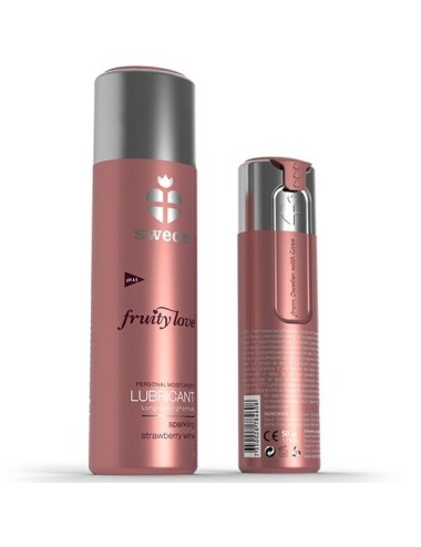 SWEDE - FRUITY LOVE LUBRIFICANTE FRAGOLA FRAGOLA VINO 100 ML