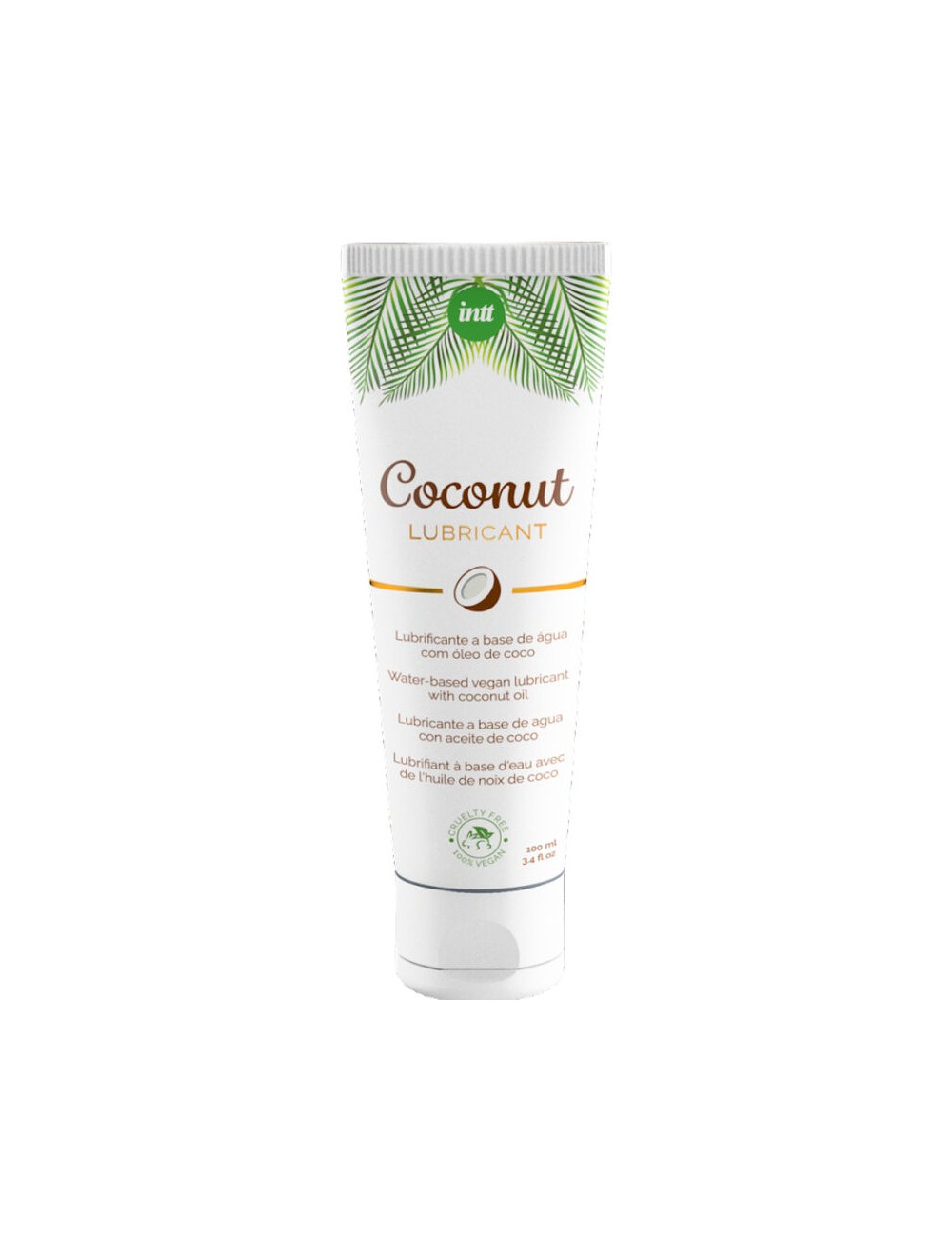 INTT - LUBRIFICANTE VEGANO A BASE ACQUA CON INTENSO GUSTO DI COCCO