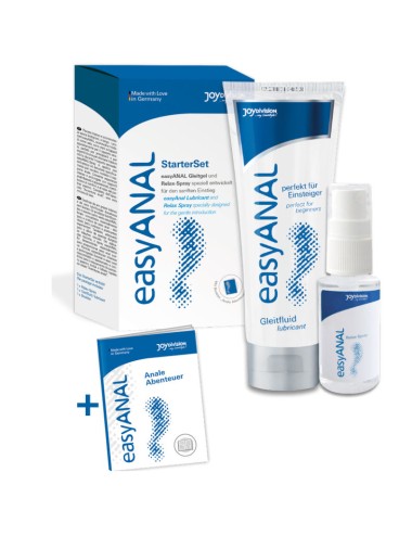 EASY ANAL STARTER SET LUBRICANTE + RELAX SPRAY