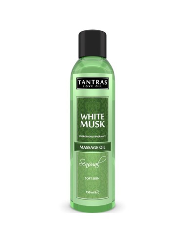 TANTRAS LOVE OIL MUSCHIO BIANCO ACEITE MASAJE 150 ML