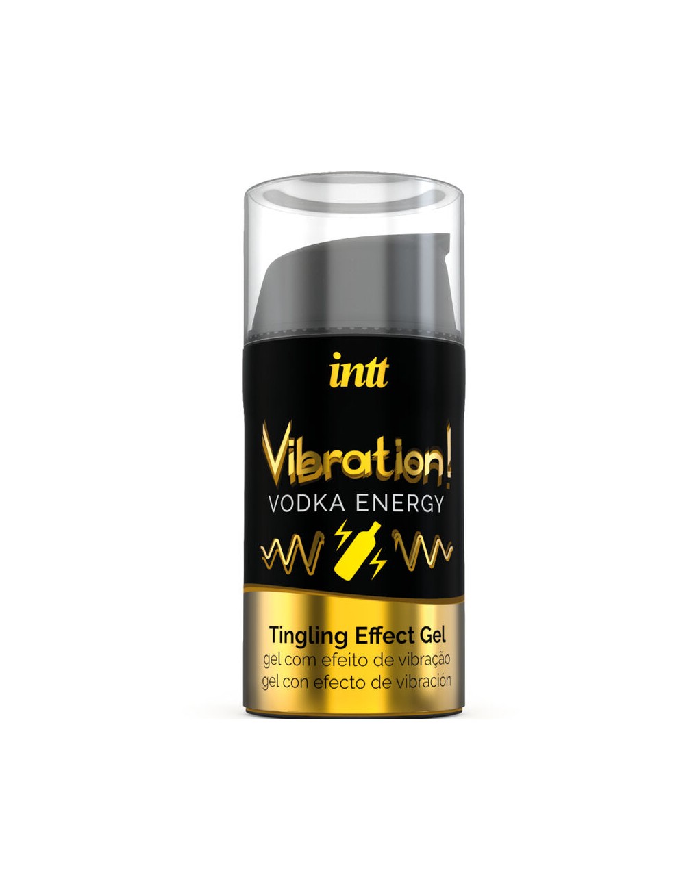 INTT - POTENTE STIMOLANTE INTIMO LIQUIDO GEL VIBRANTE VODKA 15ML