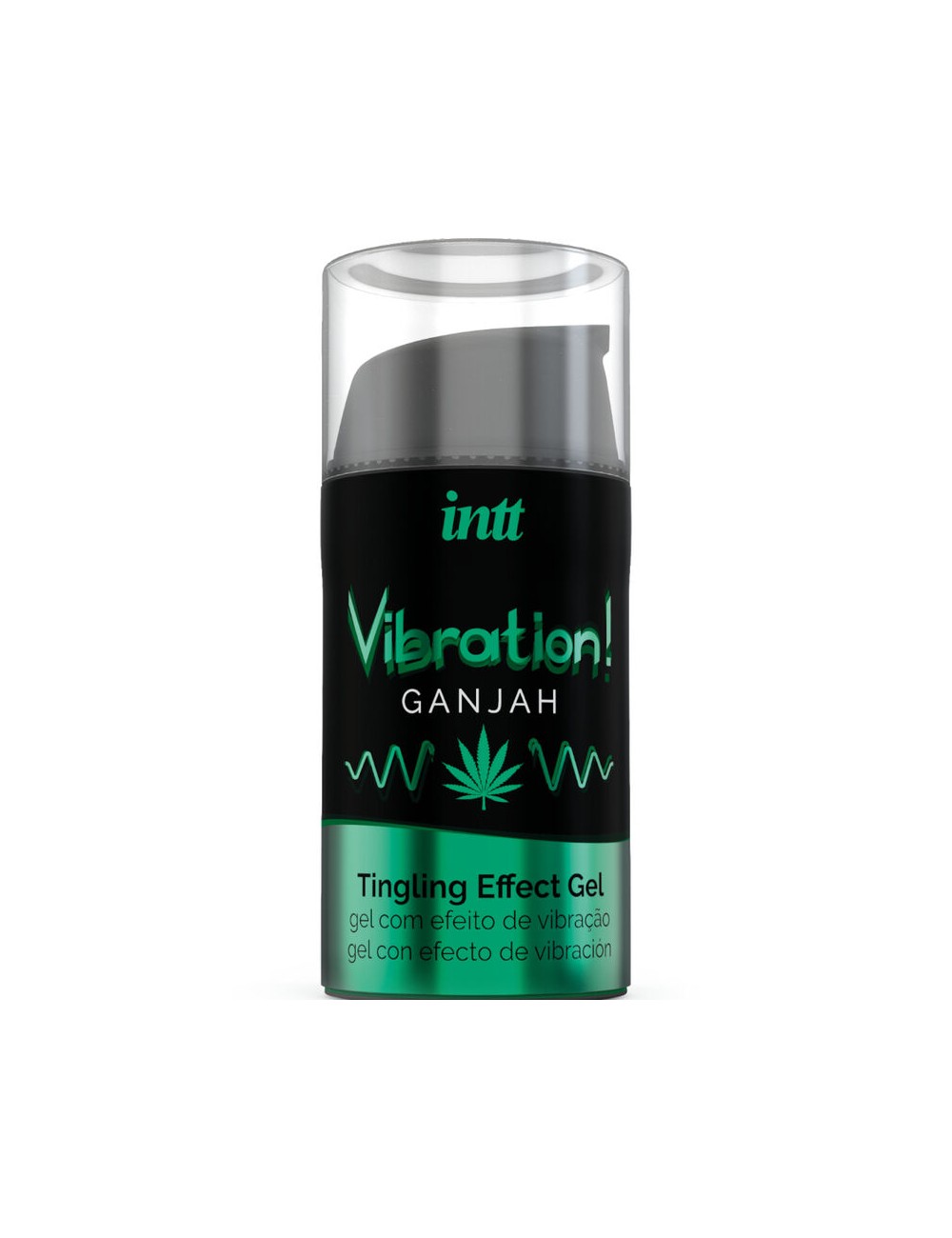 INTT - GEL VIBRANTE LIQUIDO POTENTE STIMOLANTE INTIMO CANNABIS 15ML
