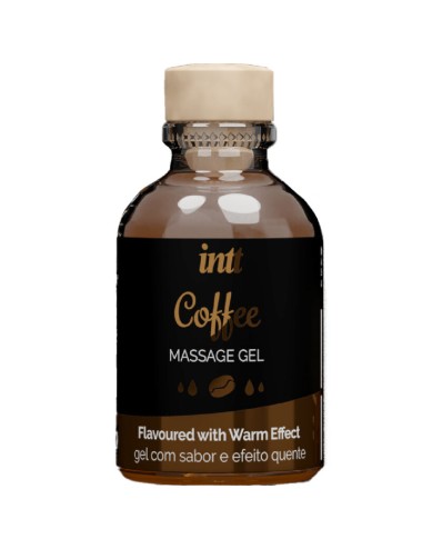 INTT - GEL DA MASSAGGIO AL GUSTO DI CAFFÈ EFFETTO CALDO