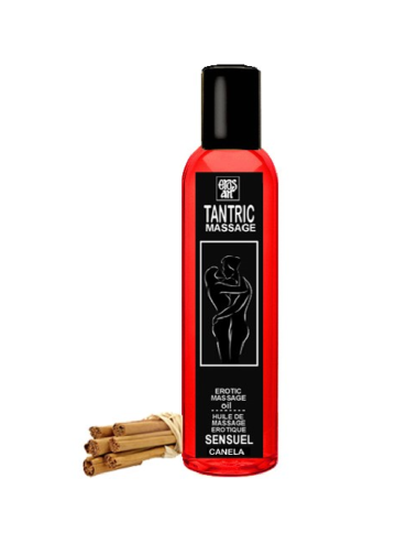 EROS-ART  ACEITE MASAJE TANTRICO NATURAL Y AFRODISÍACO CANELA 100ML