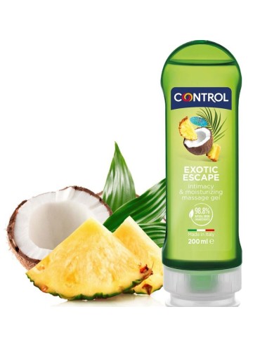 CONTROL 2-1 MASSAGE  & PLEASURE EXOTIC 200ML