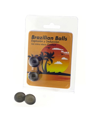 TALOKA - 2 PALLINE BRASILIANI GEL EMOZIONANTE EFFETTO COMFORT