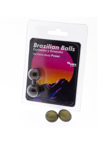 TALOKA - 2 PALLINE BRASILIANI GEL EMOZIONANTE EFFETTO POTENZA