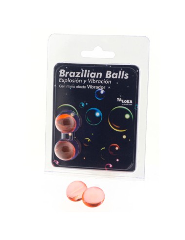 TALOKA - 2 PALLINE BRASILIANI GEL EMOZIONANTE EFFETTO VIBRANTE