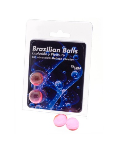 TALOKA - 2 PALLINE BRASILIANI REFRESH EFFETTO VIBRANTE GEL EMOZIONANTE