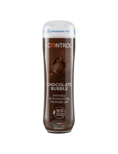 GEL DA MASSAGGIO CONTROLLO 3 IN 1 BOLLA DI CIOCCOLATO 200 ML