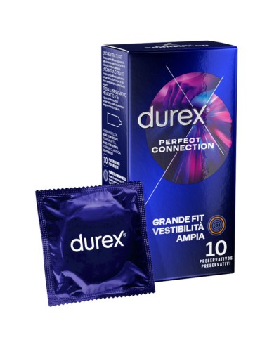 DUREX PERFECT CONNECTION SILICONE EXTRA LUBRIFICAZIONE 10 UNITÀ