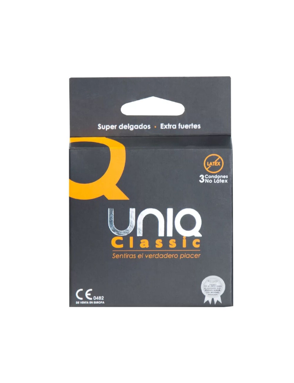 PRESERVATIVO SENZA LATTICE UNIQ CLASSIC 3 UNITÀ PRESERVATIVO SENZA LATTICE UNIQ CLASSIC 3 UNITÀ