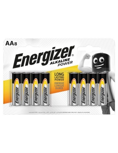 ENERGIZER POWER BATTERIA ALCALINA AA LR6 8 UNITÀ