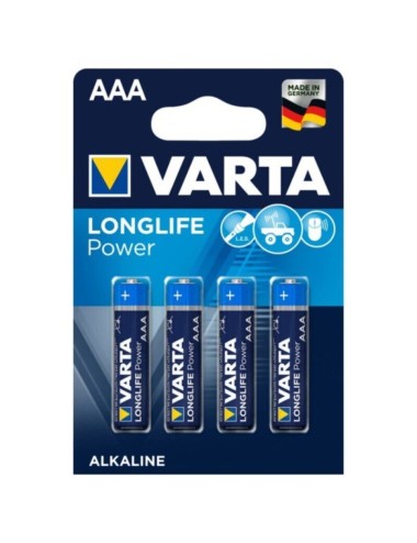 VARTA LONGLIFE POWER BATTERIA ALCALINA AAA LR03 4 UNITÀ