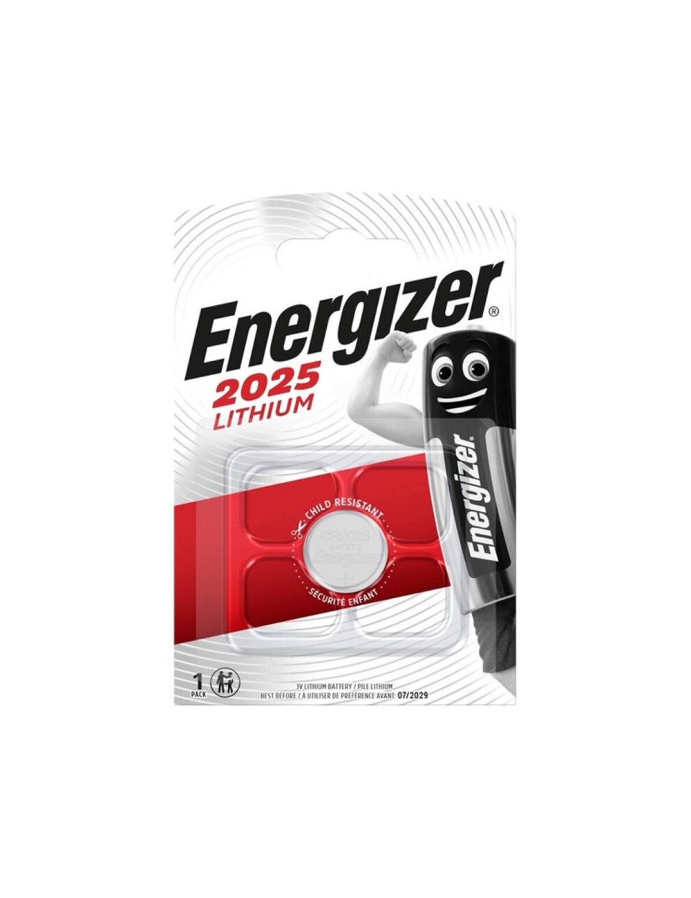 ENERGIZER BATTERIA A BOTTONE AL LITIO CR2025 3V 1 UNITÀ