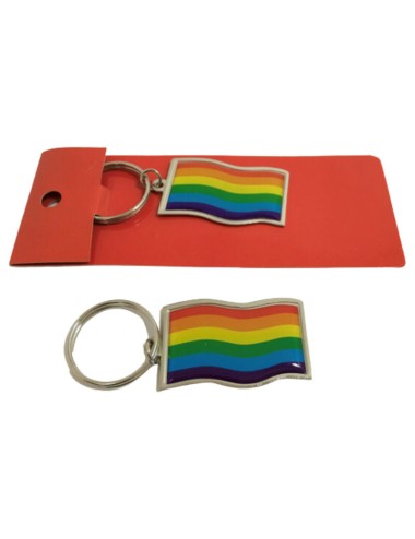 PRIDE - PORTACHIAVI CON BANDIERA LGBT