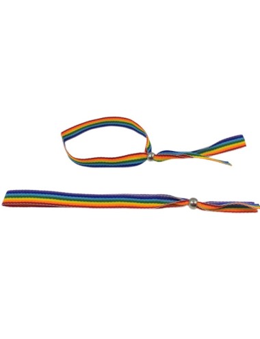 PRIDE - BRACCIALE A SFERA IN ARGENTO CON BANDIERA LGBT