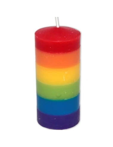 PRIDE - CANDELA GRANDE CON BANDIERA LGBT
