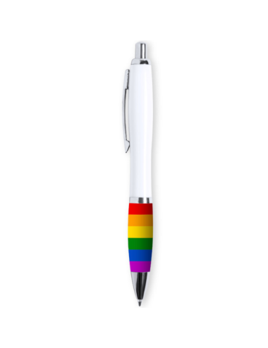 ORGOGLIO - BANDIERA LGBT BIROS BIANCO