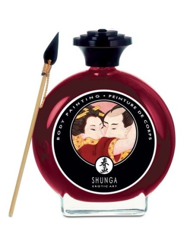 SHUNGA BODY PAINTING FRAGOLE E CHAMPAGNE