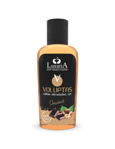 LUXURIA VOLUPTAS GEL DA MASSAGGIO COMMESTIBILE EFFETTO RISCALDANTE - CIOCCOLATO 100 ML