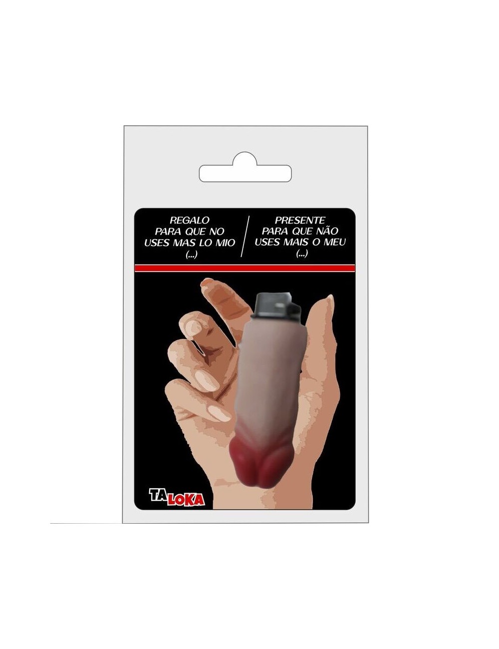 TALOKA - FANTASTICO ACCENDINO A FORMA DI PENE COLOR CARNE /es/pt/it/
