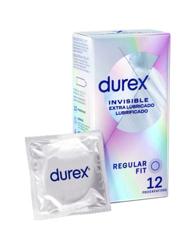 DUREX INVISIBILE EXTRA LUBRIFICATO 12 UNITÀ