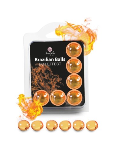 SECRETPLAY SET 6 PALLINE BRASILIANE EFFETTO CALORE