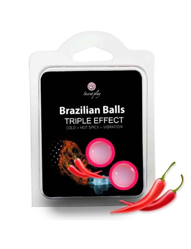 SET GIOCO SEGRETO 2 PALLINE BRASILIANI TRIPLO EFFETTO