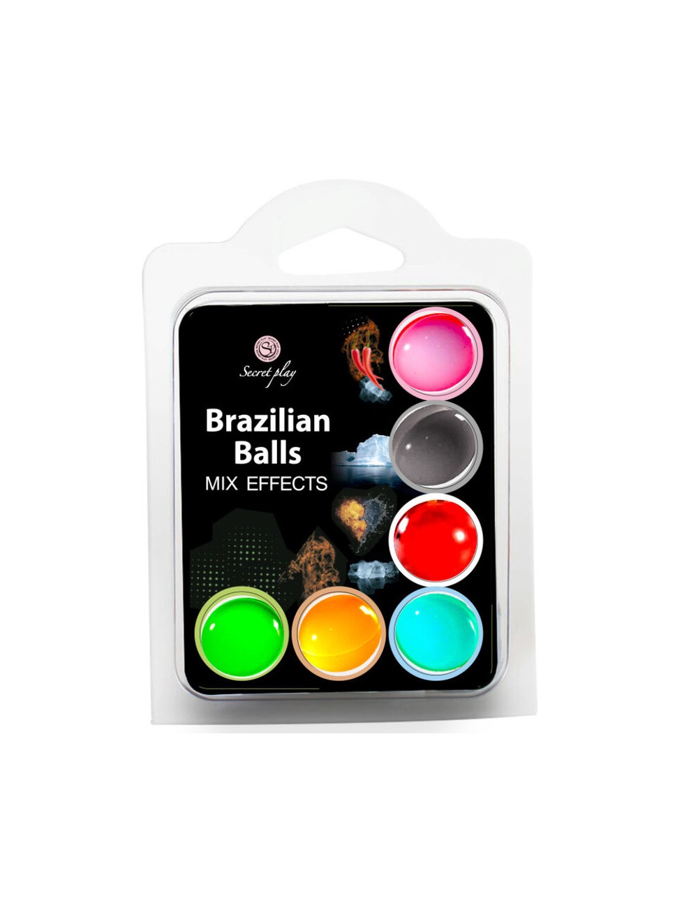 SECRET PLAY SET 6 PALLINE BRASILIANA EFFETTO MIX SECRET PLAY SET 6 PALLINE BRASILIANA EFFETTO MIX