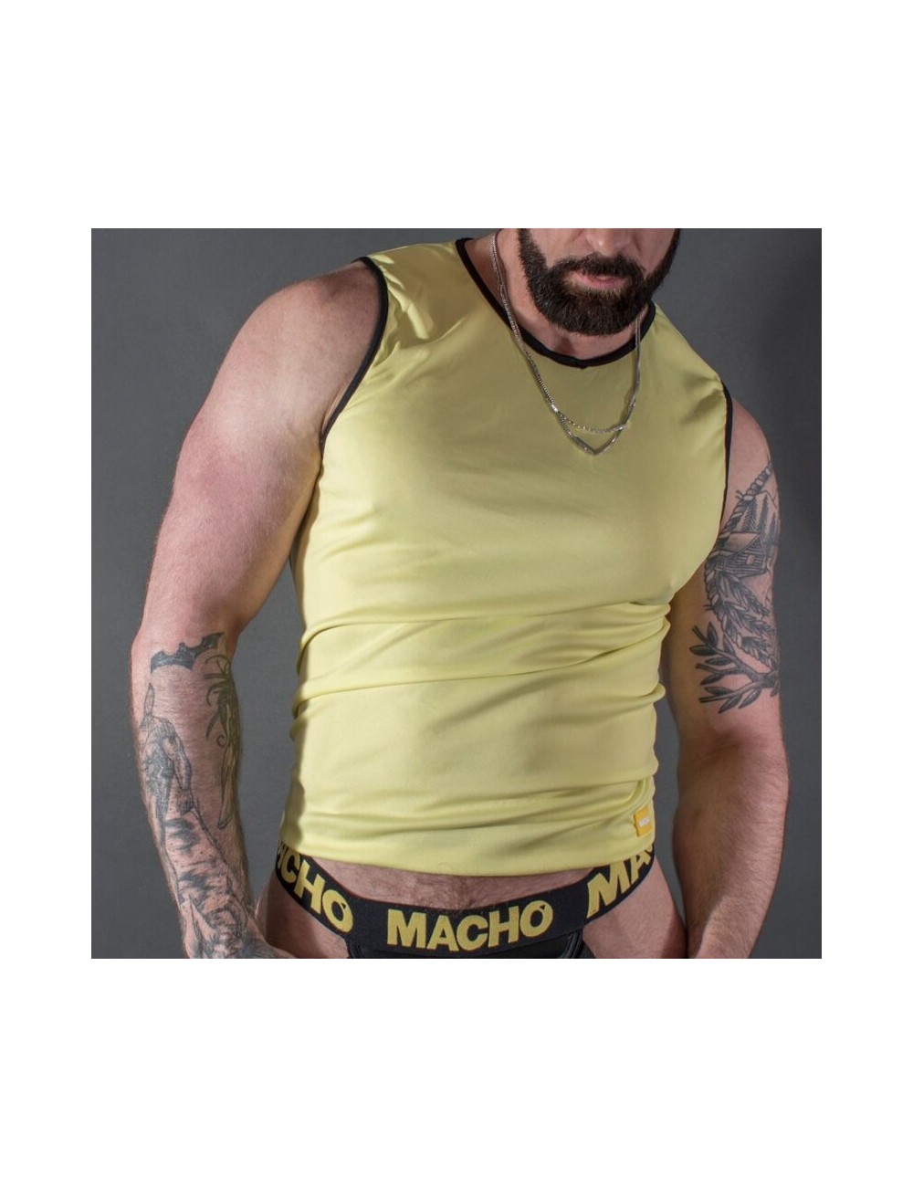 MAGLIETTA MACHO GIALLA L/XL