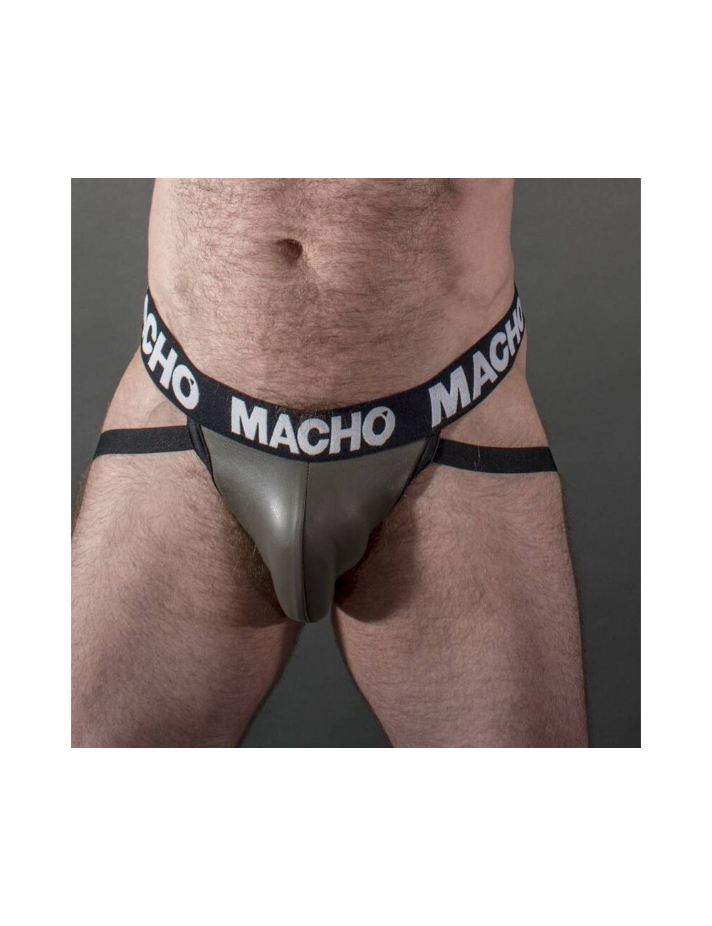 MACHO - MX27GR JOCK PELLE BEIGE GRIGIO XL MACHO - MX27GR JOCK PELLE BEIGE GRIGIO XL