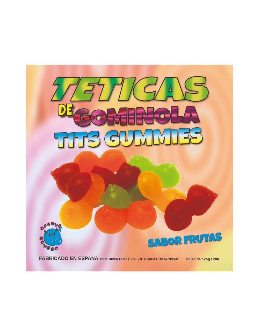 DIABLO GOLOSO - SCATOLA DI GLOSSY TITS GUSTO FRUTTA 6 COLORI E GUSTI MADE IS SPAIN /es/pt/en/fr/it/ DIABLO GOLOSO - SCATOLA DI GLOSSY TITS GUSTO FRUTTA 6 COLORI E GUSTI MADE IS SPAIN /es/pt/en/fr/it/