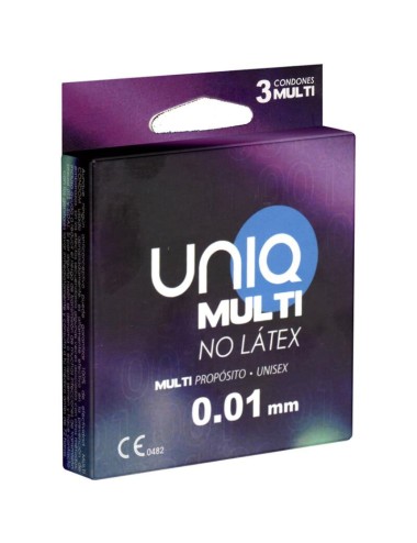 PRESERVATIVO SENZA LATTICE UNIQ MULTI 3 UNITÀ