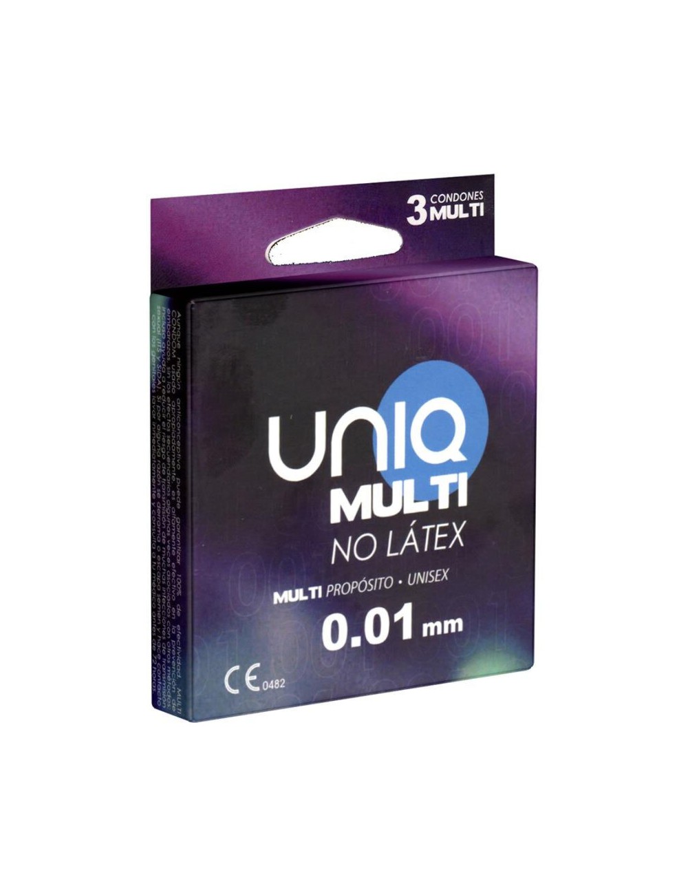 PRESERVATIVO SENZA LATTICE UNIQ MULTI 3 UNITÀ